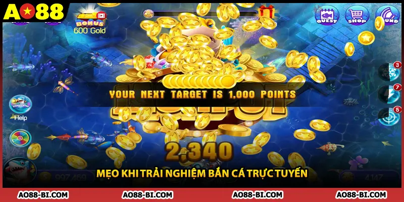 Mẹo khi trải nghiệm bắn cá trực tuyến