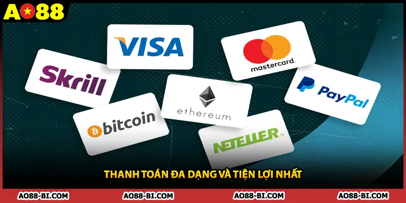 Thanh toán đa dạng và tiện lợi nhất